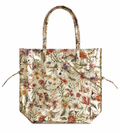 Floral Italian leather bag