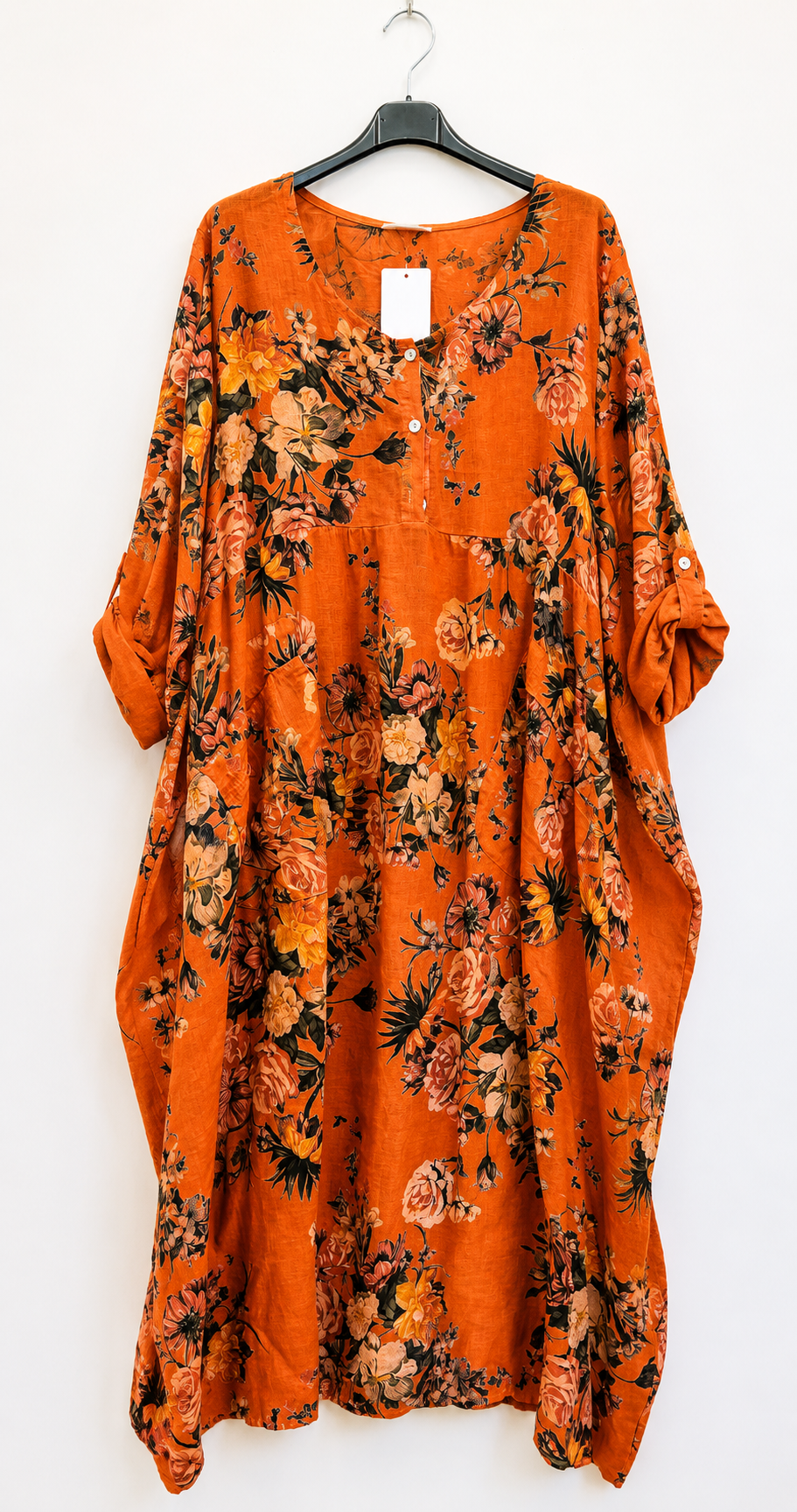 Long Italian linen dress