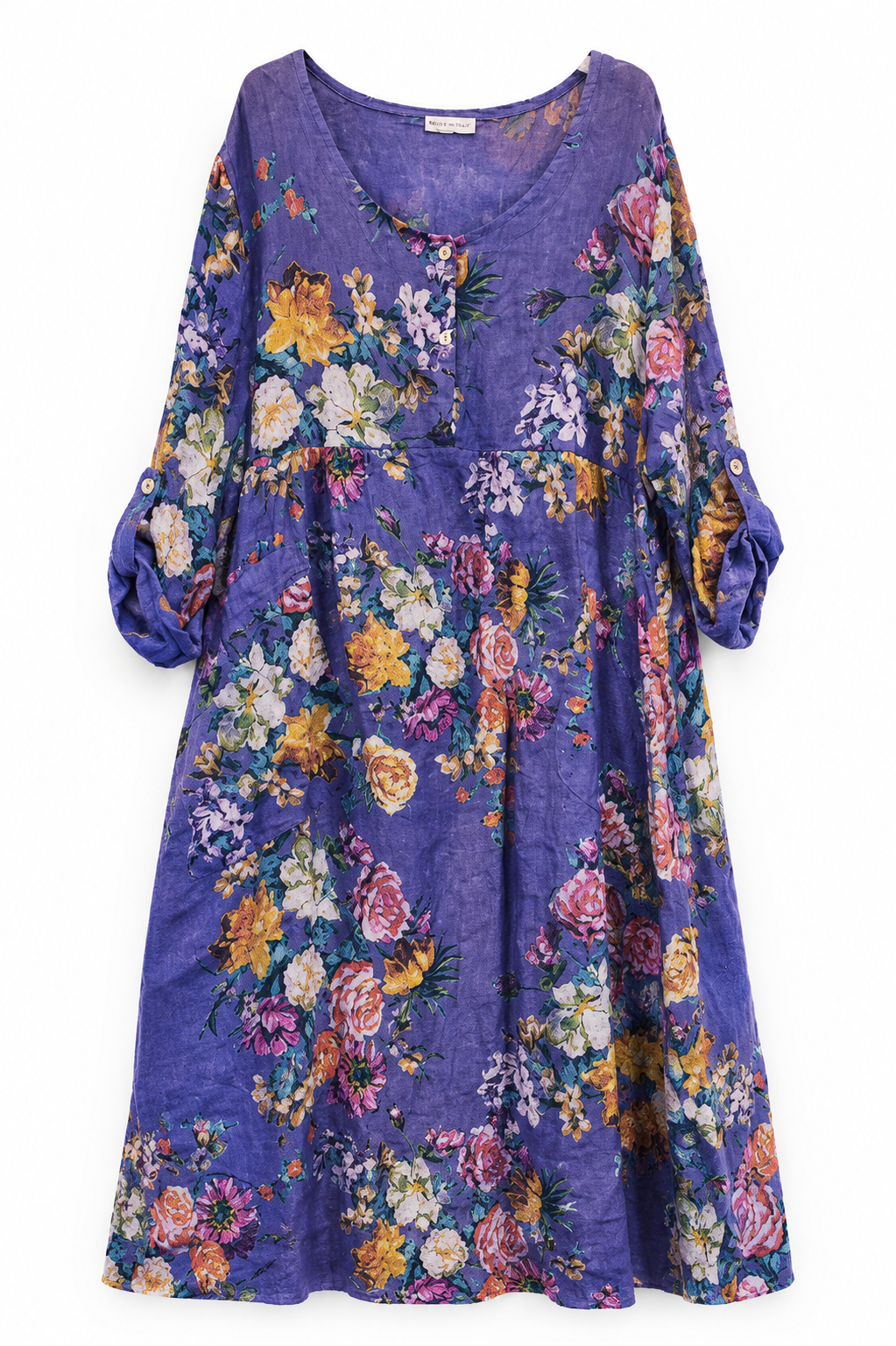 Long Italian linen dress