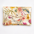 Colorful flower bloom italian wallet