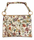Floral itaian leather bag