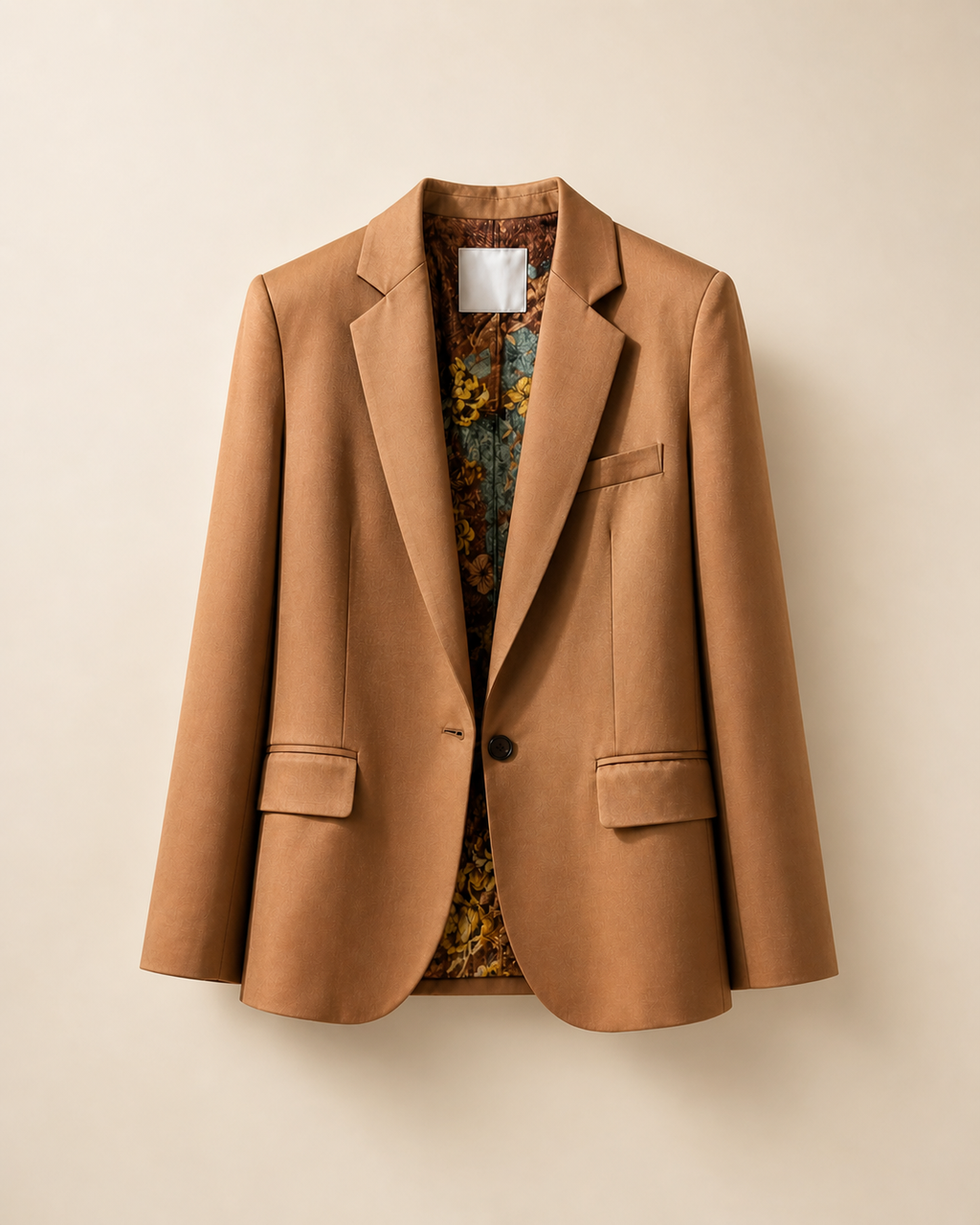 Italian Caramel Brown Tailored Suit