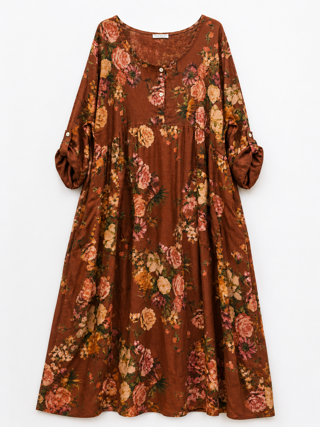 Long Italian linen dress