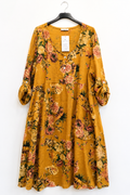 Long Italian linen dress
